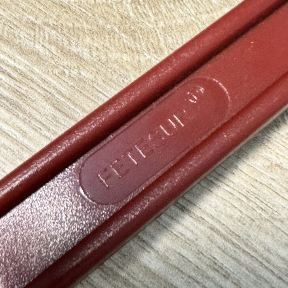 High Heat Resistant Silicone Scraper Spoon Commercial Cooking Spatula Red Handle